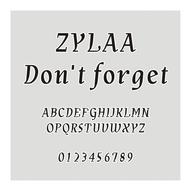 ZYLAA Dont forget
