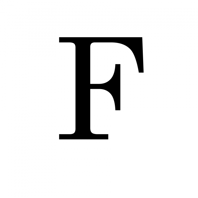 标点符号_字母_F字母_letter_f