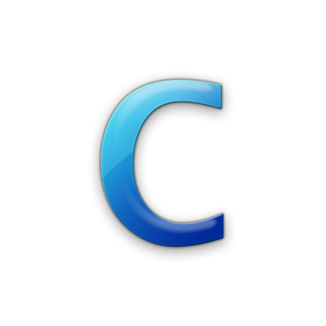 標點符號_字母_C字母_letter_c