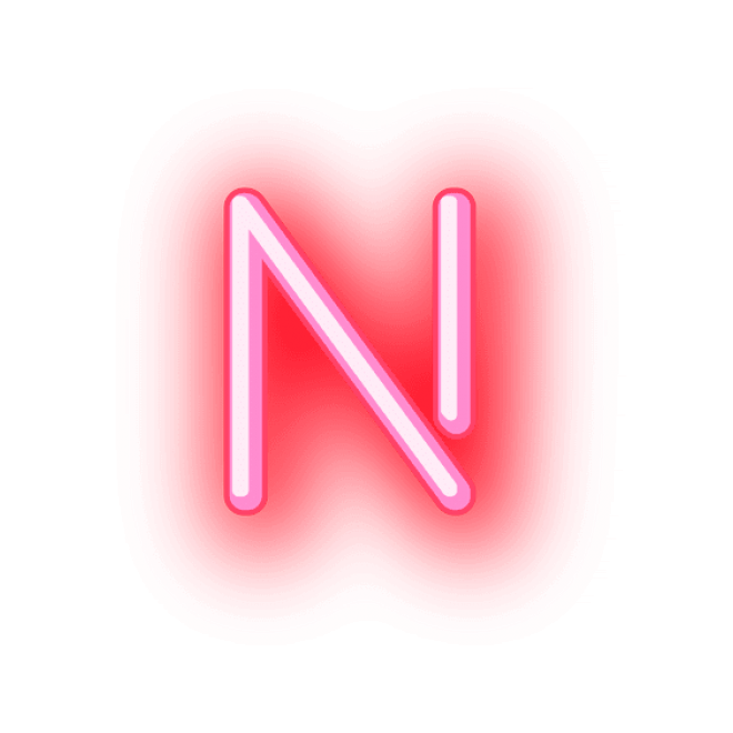 標點符號_字母_N字母_letter_n