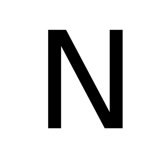 标点符号_字母_N字母_letter_n