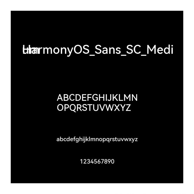 HarmonyOS_Sans_SC_Medium