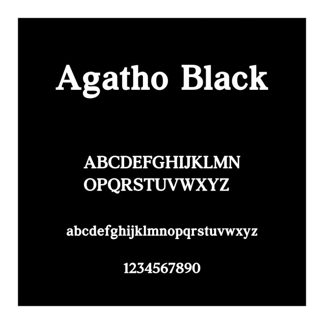 Agatho Black