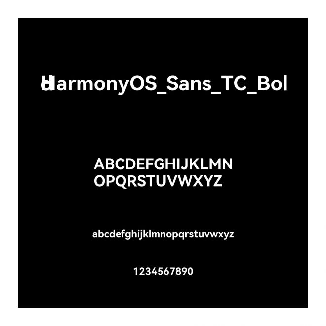 HarmonyOS_Sans_TC_Bold
