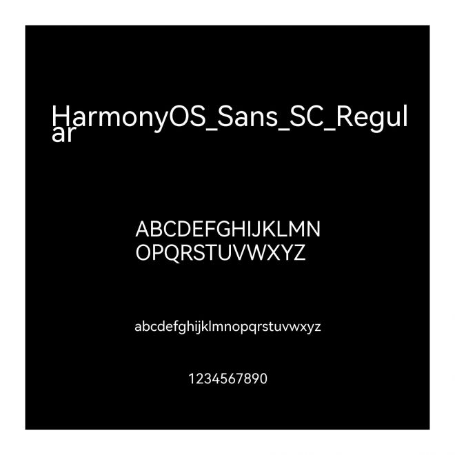 HarmonyOS_Sans_SC_Regular