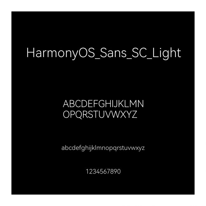 HarmonyOS_Sans_SC_Light