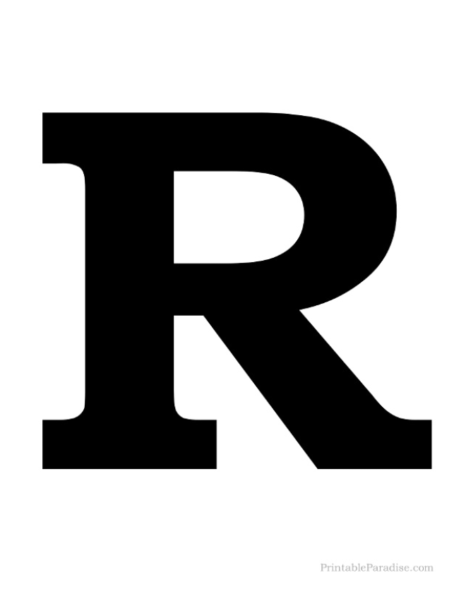 標點符號_字母_R字母_letter_r