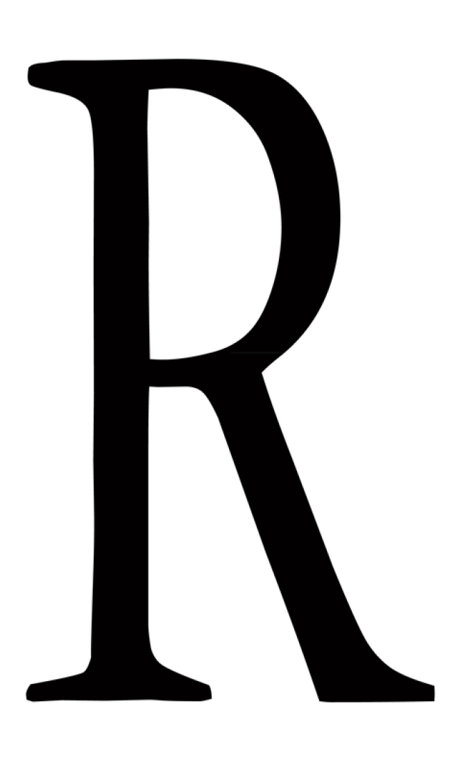 标点符号_字母_R字母_letter_r