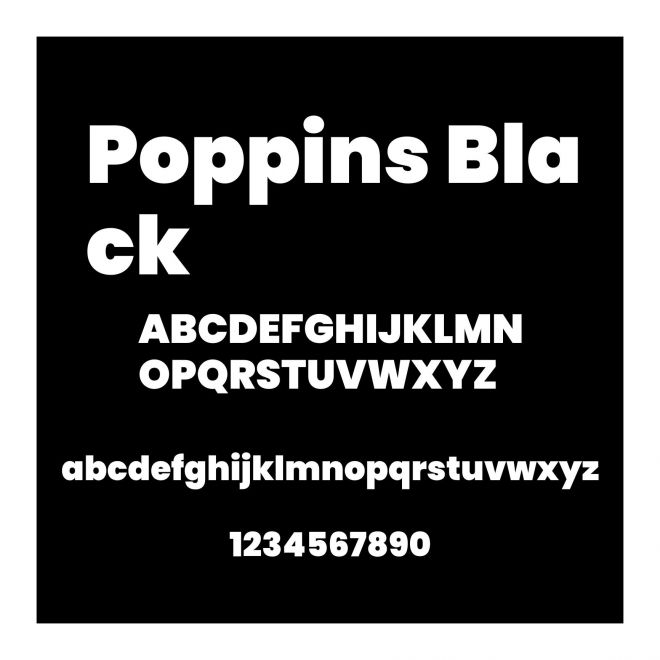 Poppins Black