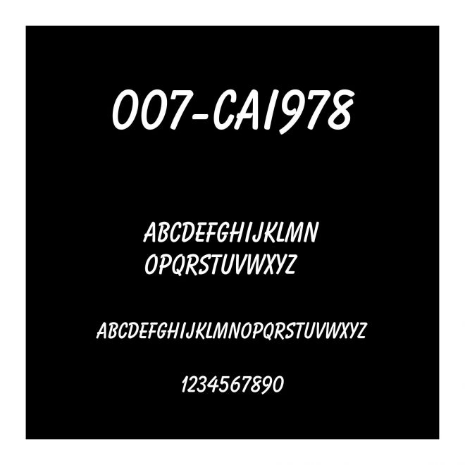 007-CAI978