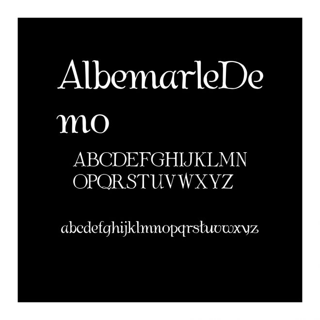 AlbemarleDemo