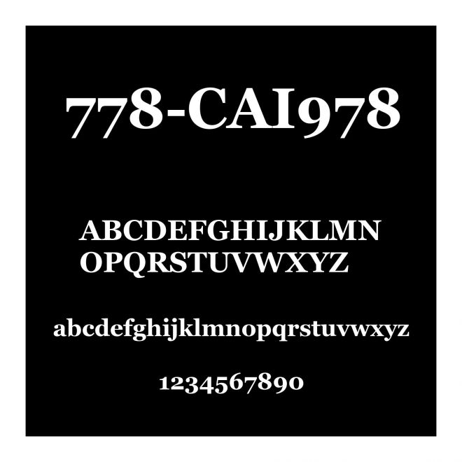 778-CAI978