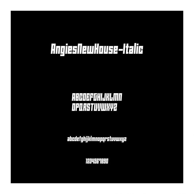 AngiesNewHouse-Italic