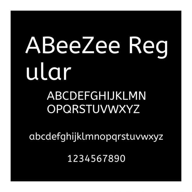 ABeeZee Regular