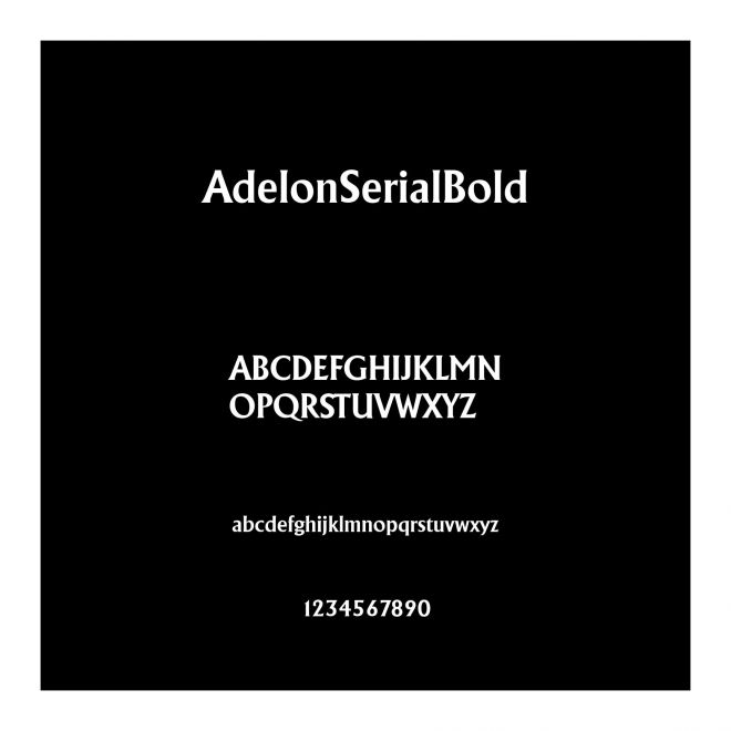 AdelonSerialBold