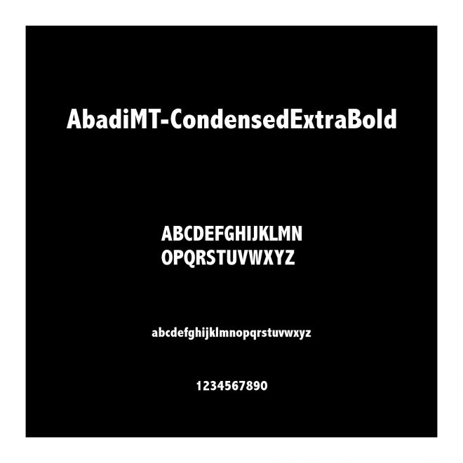 AbadiMT-CondensedExtraBold