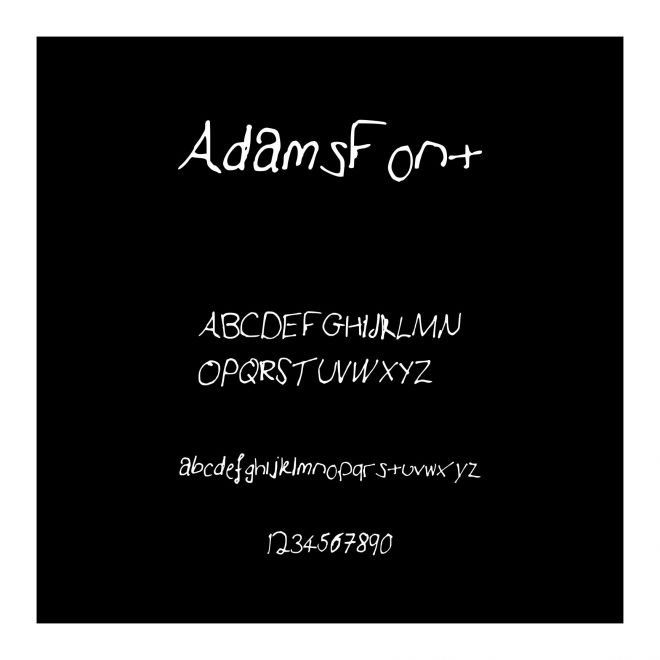 AdamsFont