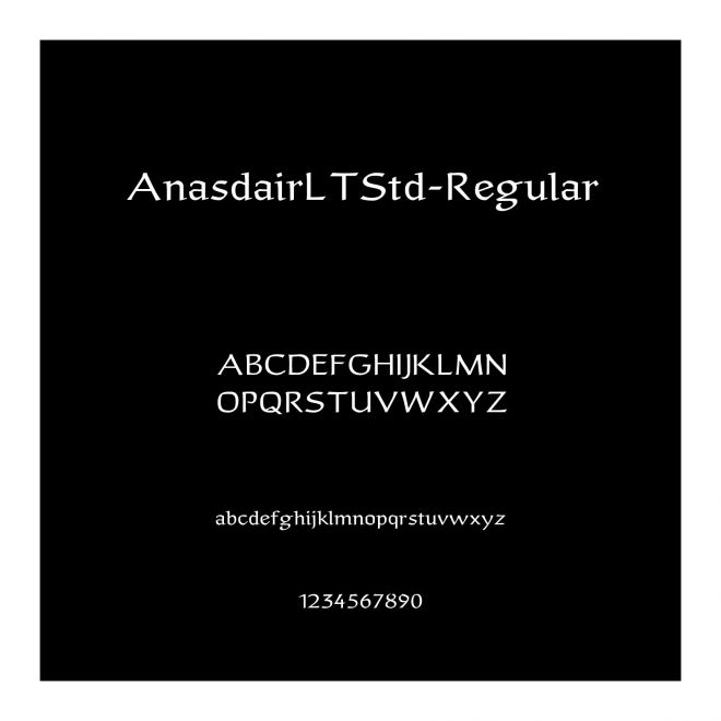 AnasdairLTStd-Regular