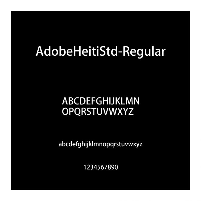 AdobeHeitiStd-Regular