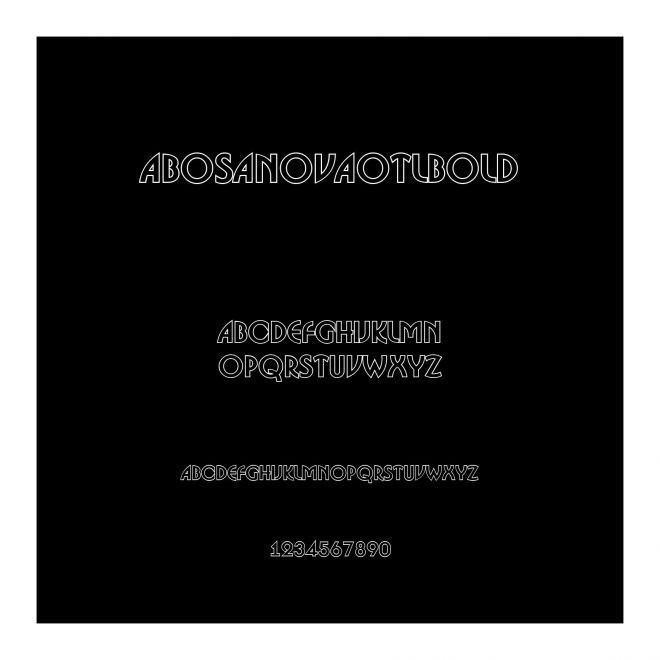ABosaNovaOtlBold