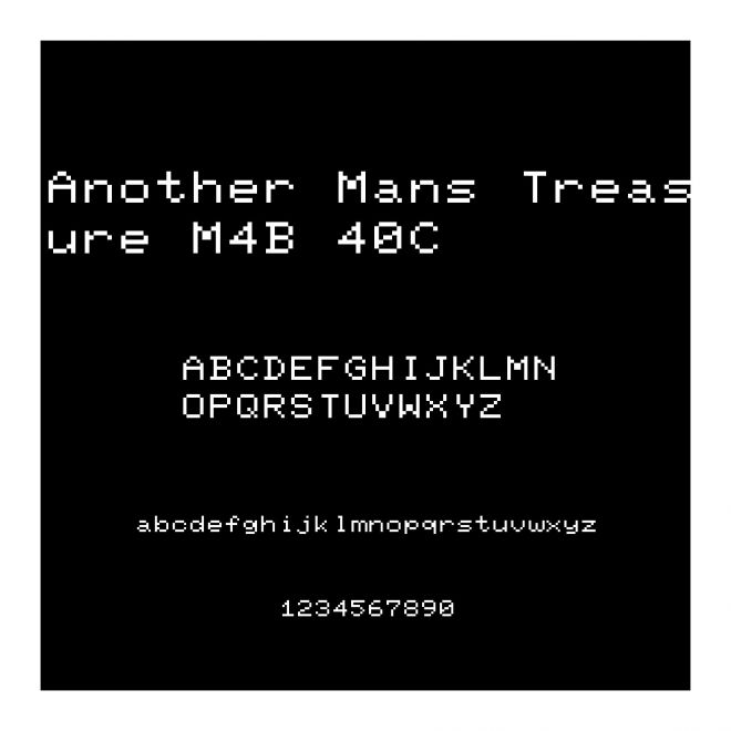 Another Mans Treasure M4B 40C