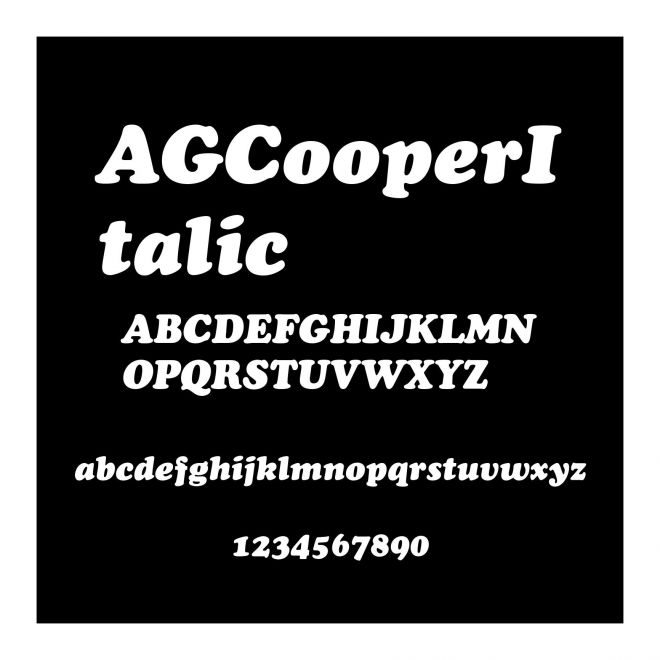 AGCooperItalic