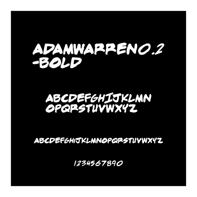 adamwarren0.2-Bold