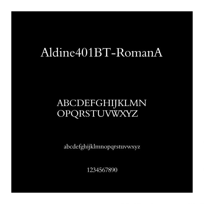 Aldine401BT-RomanA
