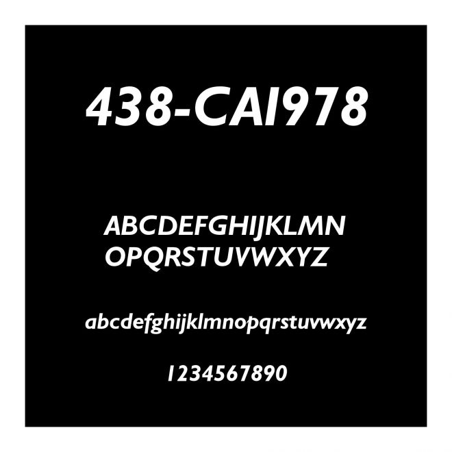 438-CAI978