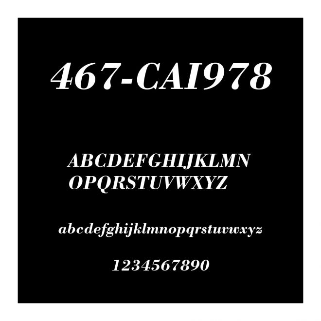 467-CAI978