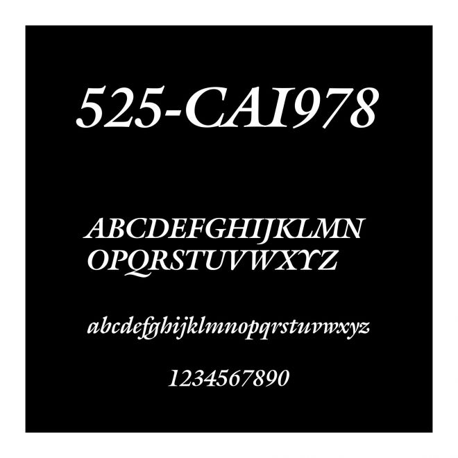 525-CAI978