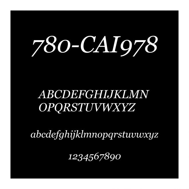 780-CAI978