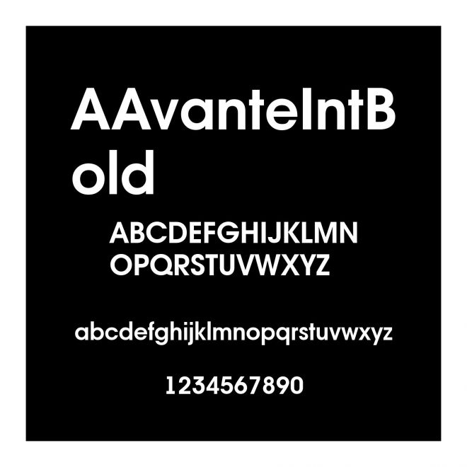 AAvanteIntBold