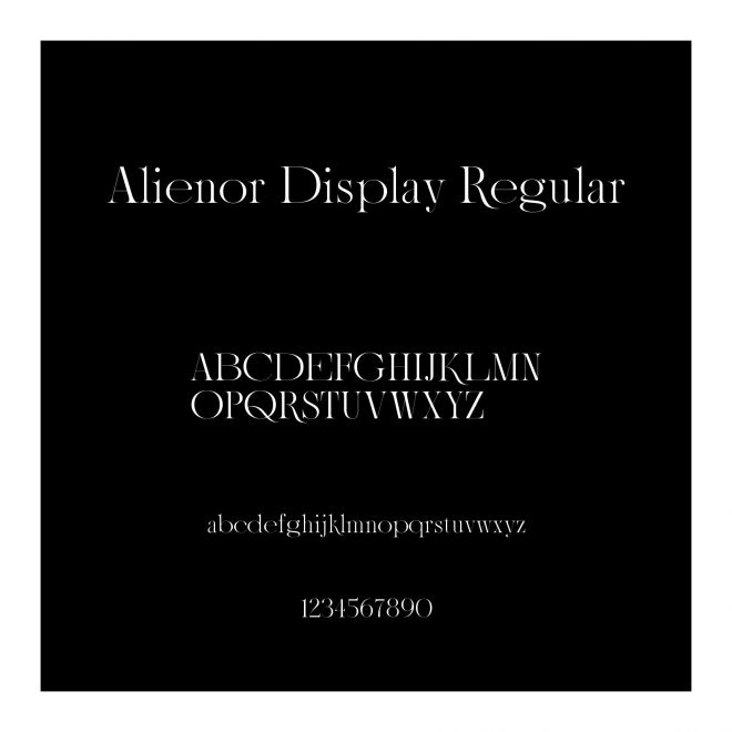 Alienor Display Regular