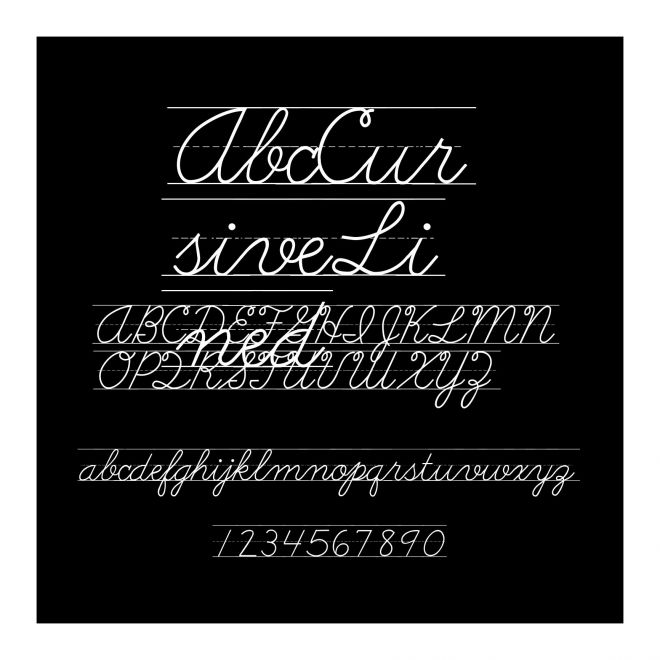 AbcCursiveLined