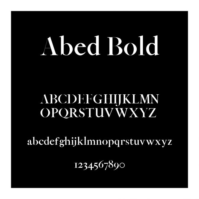 Abed Bold