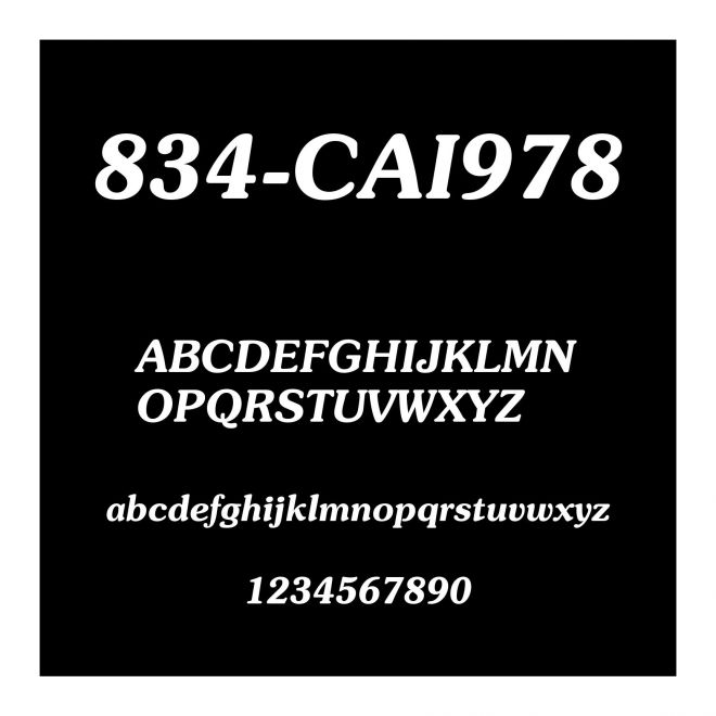 834-CAI978