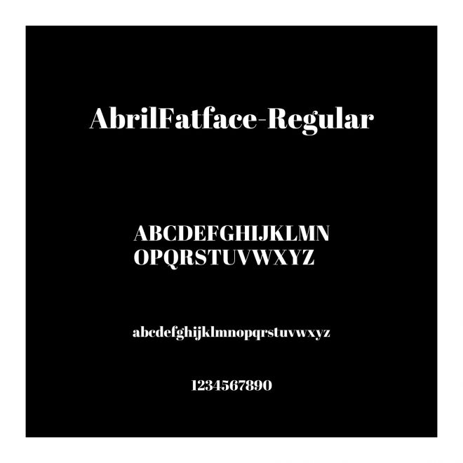 AbrilFatface-Regular