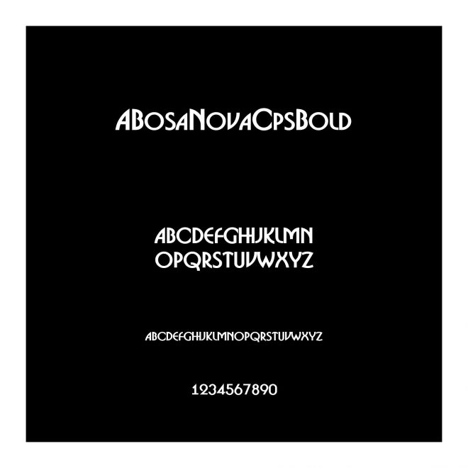 ABosaNovaCpsBold