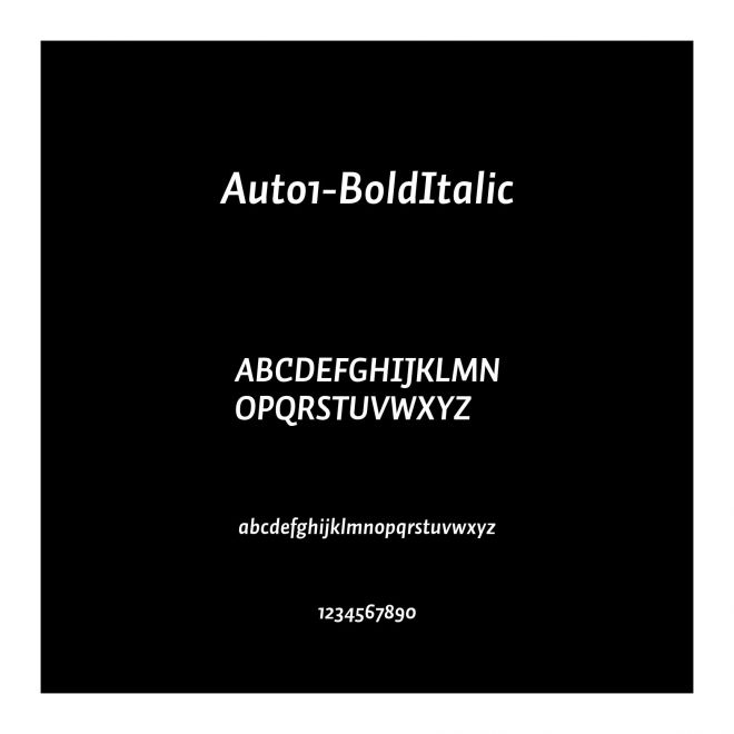 Auto1-BoldItalic