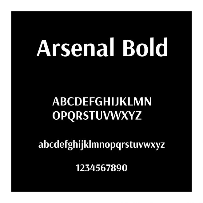 Arsenal Bold