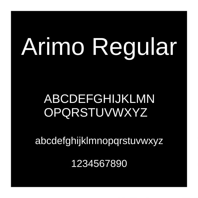 Arimo Regular