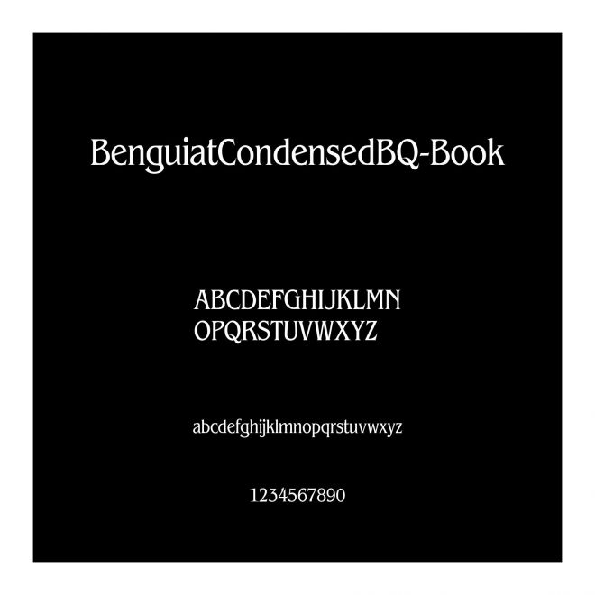 BenguiatCondensedBQ-Book