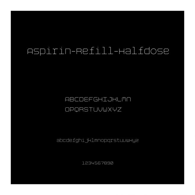 Aspirin-Refill-Halfdose