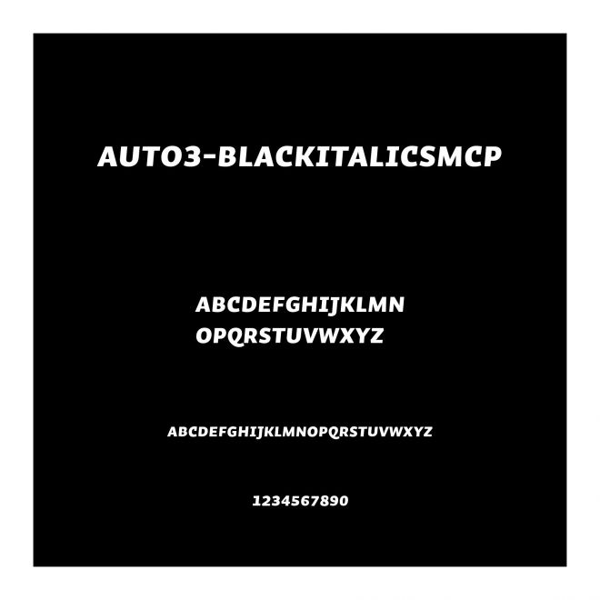 Auto3-BlackItalicSmCp