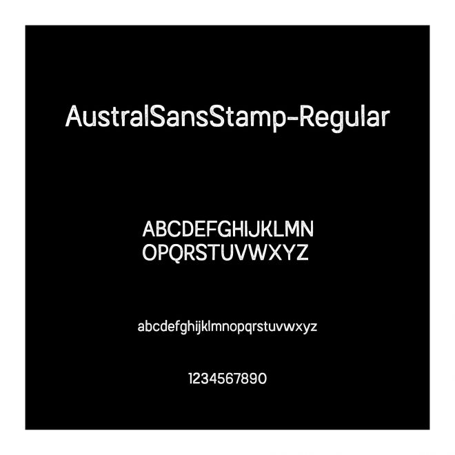 AustralSansStamp-Regular