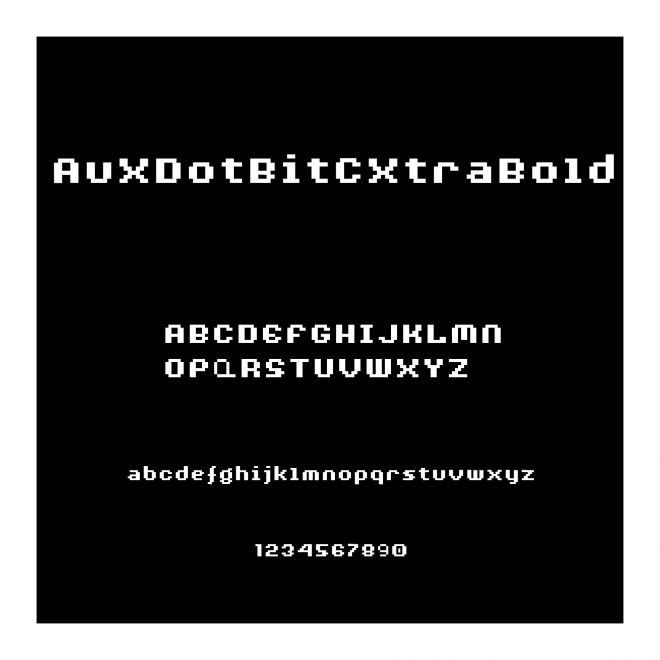 AuXDotBitCXtraBold