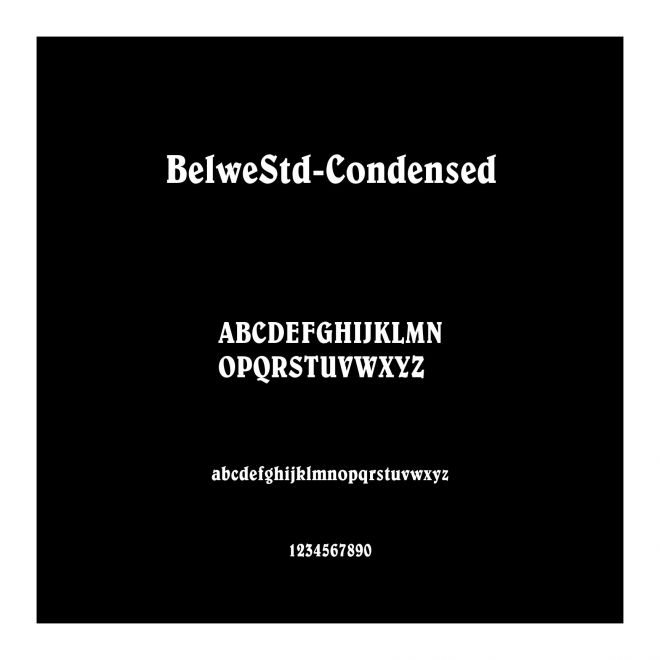 BelweStd-Condensed