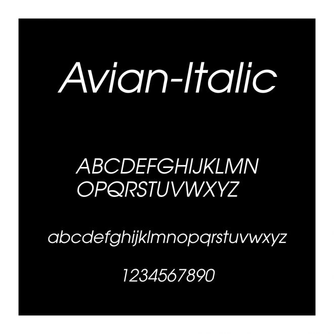 Avian-Italic