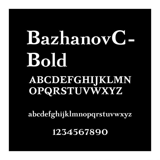 BazhanovC-Bold